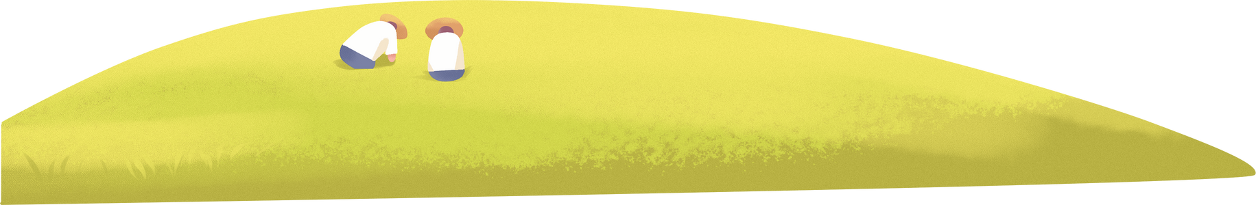 夏季节气完整插画-田野