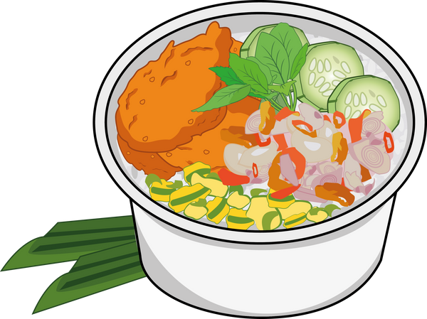 Delicious Rice Bowl with Chicken