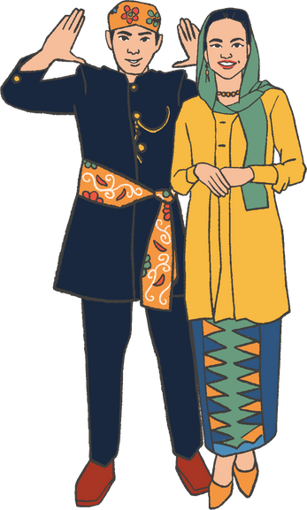 Abang None illustration